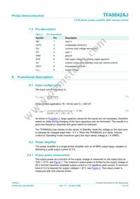 TFA9842AJ/N1 Datasheet Page 4