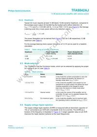 TFA9842AJ/N1 Datasheet Page 5