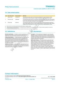 TFA9842J/N1 Datasheet Page 20