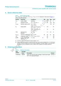 TFA9843AJ/N1 Datasheet Page 2