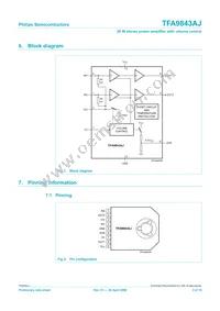 TFA9843AJ/N1 Datasheet Page 3