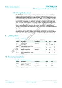 TFA9843AJ/N1 Datasheet Page 6