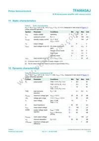 TFA9843AJ/N1 Datasheet Page 7