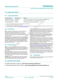 TFA9843AJ/N1 Datasheet Page 18