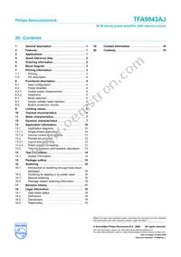 TFA9843AJ/N1 Datasheet Page 19