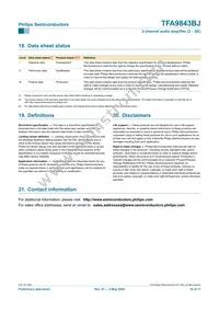 TFA9843BJ/N1 Datasheet Page 16