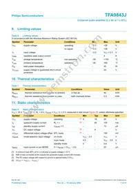 TFA9843J/N1 Datasheet Page 7