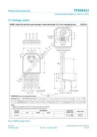 TFA9843J/N1 Datasheet Page 17