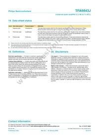 TFA9843J/N1 Datasheet Page 20