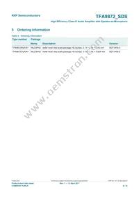 TFA9872CUK/N1Z Datasheet Page 4