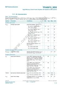 TFA9872CUK/N1Z Datasheet Page 13