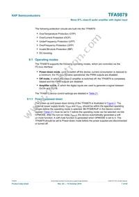 TFA9879HN/N1 Datasheet Page 7