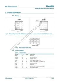 TFA9881UK/N1 Datasheet Page 4