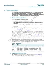 TFA9881UK/N1 Datasheet Page 5