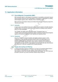 TFA9881UK/N1 Datasheet Page 18