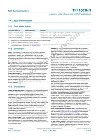 TFF1003HN/N1 Datasheet Page 15