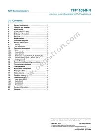 TFF11084HN/N1 Datasheet Page 17