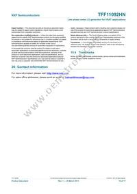 TFF11092HN/N1 Datasheet Page 16