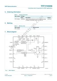 TFF11105HN/N1 Datasheet Page 2