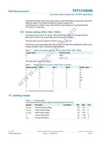 TFF11105HN/N1 Datasheet Page 8