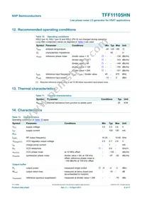 TFF11105HN/N1 Datasheet Page 9