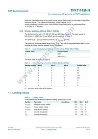 TFF11115HN/N1 Datasheet Page 8