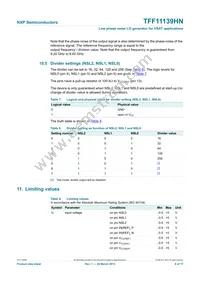 TFF11139HN/N1X Datasheet Page 8