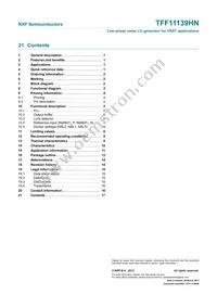 TFF11139HN/N1X Datasheet Page 17