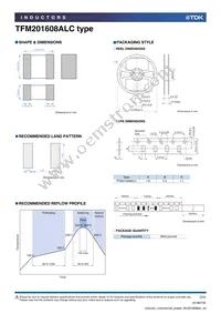 TFM201608ALC-1R0MTCA Datasheet Page 3