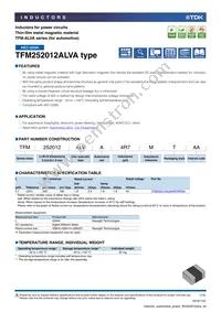 TFM252012ALVA4R7MTAA Datasheet Cover