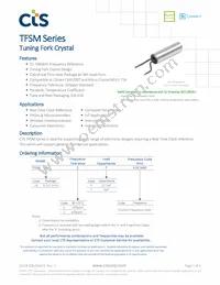 TFSM261T32K7680 Datasheet Cover