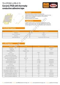 TG-CPCB2-LI98-0.15 Datasheet Cover
