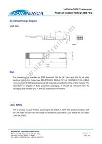 TGW-Q14BB-FCQ Datasheet Page 12