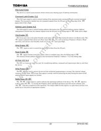TH58BVG2S3HBAI4 Datasheet Page 22