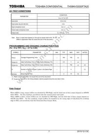 TH58NVG5S0FTA20 Datasheet Page 7