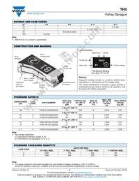 TH5E106K021A1000 Datasheet Page 2