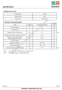 THB3801C Datasheet Page 3