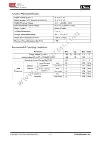 THC63LVD827 Datasheet Page 5
