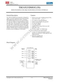 THC63LVDM83C-5S-B Datasheet Cover