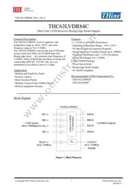 THC63LVDR84C-B Datasheet Cover