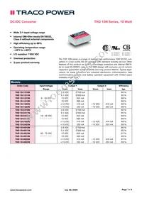 THD 10-4823N Datasheet Cover