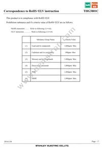 THG3801C Datasheet Page 17