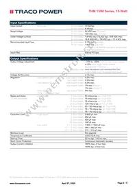 THM 15-4821WI Datasheet Page 2