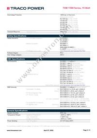 THM 15-4821WI Datasheet Page 3
