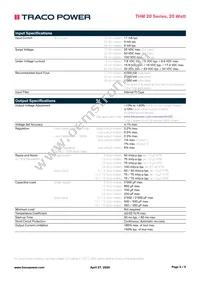 THM 20-4821 Datasheet Page 2