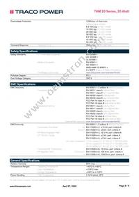 THM 20-4821 Datasheet Page 3