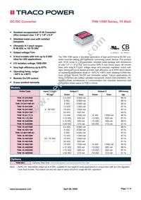 THN 15-4823WI Datasheet Cover