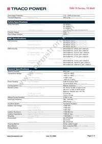 THN 15-4825WI Datasheet Page 3