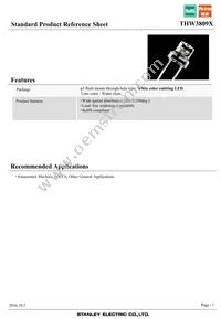 THW3809X Datasheet Cover