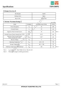 THW3809X Datasheet Page 3